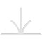 Ekena Millwork Richland Architectural Grade PVC Gable Bracket, 96"W x 64"H x 4"D x 4"F, 16/12 Pitch GBP096X64X0404RIC00 - alternate 5